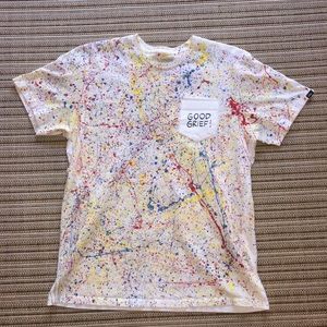 Vans X Peanuts Good Grief! Shirt (Splatter Paint)